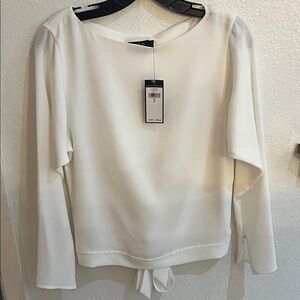 Polo by Ralph Lauren Cream Women's Blouse